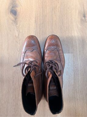 Irish Setter Brown Leather Chukka Wingtip Boots